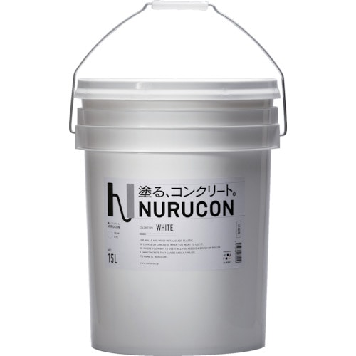 トラスコ中山 NURUCON NURUCON 15L 高濃度タイプ ホワイト(ご注文単位1缶)【直送品】
