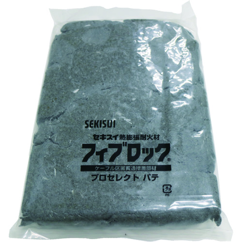 トラスコ中山 積水 ケーブルラック・バスダクト貫通用プロセレクトパテ 1kg×10袋（ご注文単位1箱）【直送品】