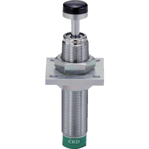 トラスコ中山 CKD ショックアブソーバ ショックキラー フランジ形 先端キャップ付 ストローク10mm(ご注文単位1個)【直送品】