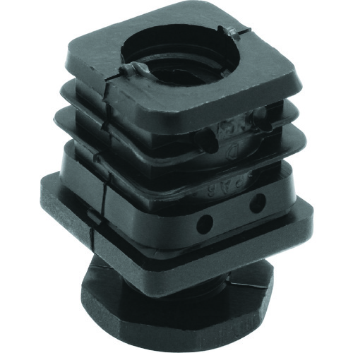 トラスコ中山 ELESA 角パイプ用 エンドキャップ(調整型)(ご注文単位1個)【直送品】