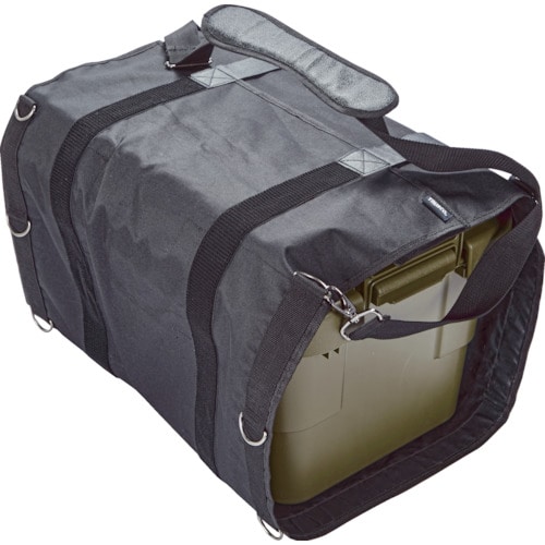 トラスコ中山 TRUSCO なんでもキャリングシート(トランクカーゴキャリー・長尺ホルダー)ブラック(ご注文単位1枚)【直送品】