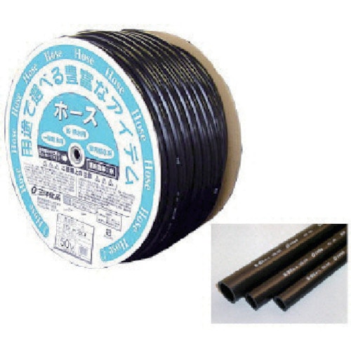 トラスコ中山 サンヨー ノウエンゲイホース15×20 50mドラム巻(ご注文単位1巻)【直送品】