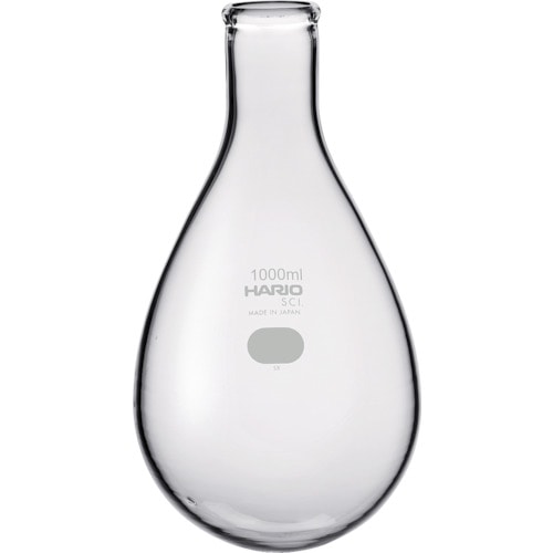 トラスコ中山 HARIO なすフラスコ 1000ml(ご注文単位1個)【直送品】