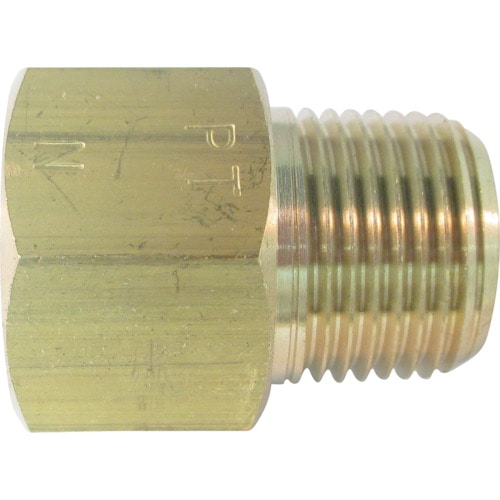 トラスコ中山 ASOH 黄銅製 変換内外ソケット 外PT1×内NPT1（ご注文単位1個）【直送品】