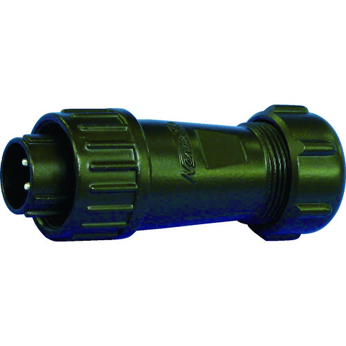 トラスコ中山 七星 防水メタルコネクタ NJW-16シリーズ 3極 PM8(ご注文単位1個)【直送品】