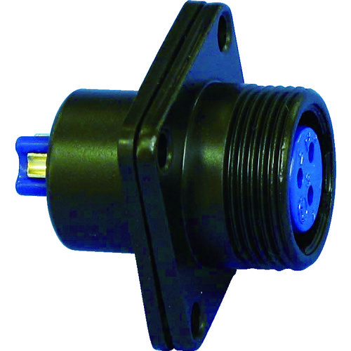 トラスコ中山 七星 防水メタルコネクタ NJW-16シリーズ 3極 RF(ご注文単位1個)【直送品】