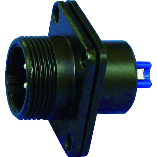 トラスコ中山 七星 防水メタルコネクタ NJW-16シリーズ 3極 RM(ご注文単位1個)【直送品】