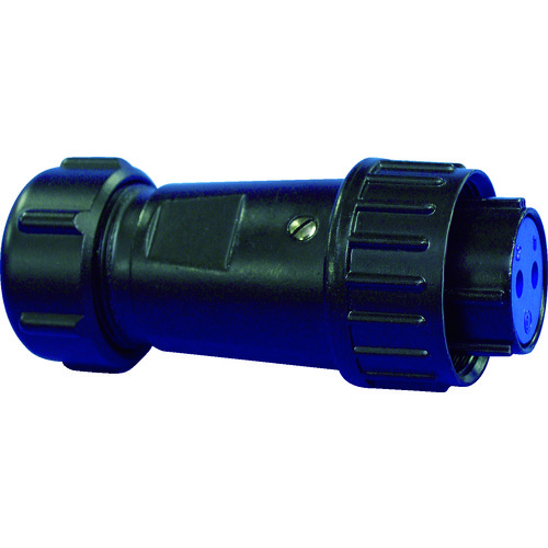 トラスコ中山 七星 防水メタルコネクタ NJW-20シリーズ 2極 PF10(ご注文単位1個)【直送品】