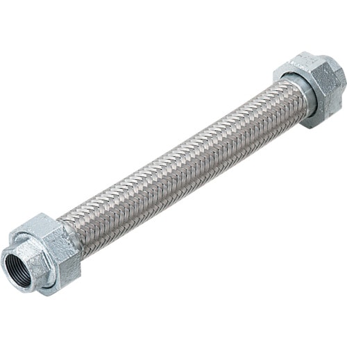 トラスコ中山 NFK フィットユニオン式フレキシブルホース(無溶接式) ユニオンFCMB 25A×300L(ご注文単位1本)【直送品】