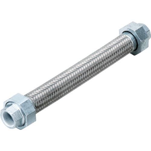 トラスコ中山 NFK シールコートユニオン式フレキシブルホース(無溶接式) ユニオンFCMB 25A×300L(ご注文単位1本)【直送品】