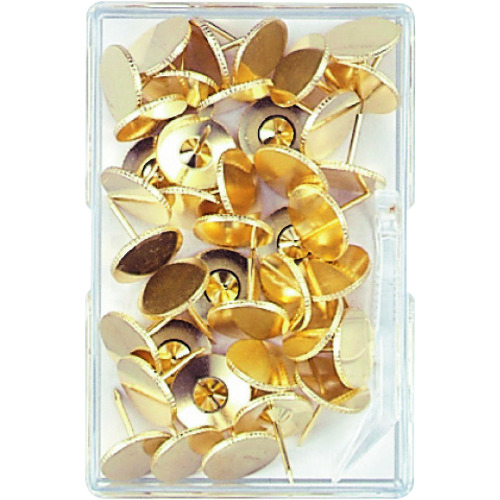 トラスコ中山 ミツヤ 二重画鋲足長 40本 M10154(ご注文単位1パック)【直送品】