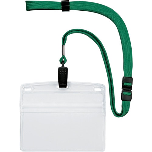 トラスコ中山 OP 吊下げ名札 特大サイズ 10枚 緑(ご注文単位1袋)【直送品】