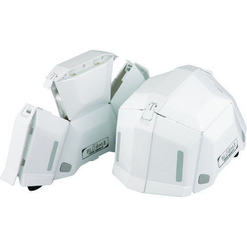 トラスコ中山 トーヨーセフティ 防災用 折りたたみヘルメット BLOOM2 ホワイト(ご注文単位1個)【直送品】