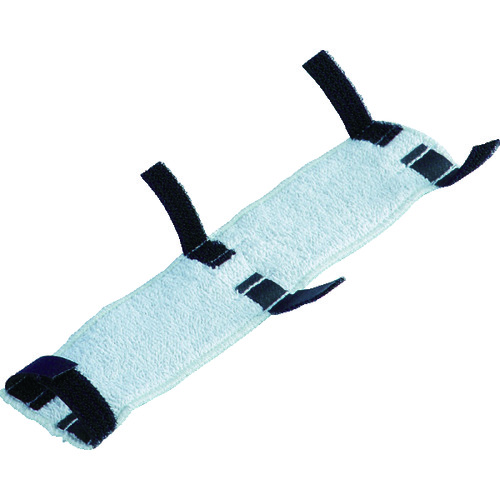 トラスコ中山 トーヨーセフティ ヘルメット取付式汗取り光触媒デコパット グレー タオル地(ご注文単位1個)【直送品】