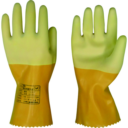 トラスコ中山 ミエローブ 薄型電気絶縁手袋 IG750 M(ご注文単位1組)【直送品】