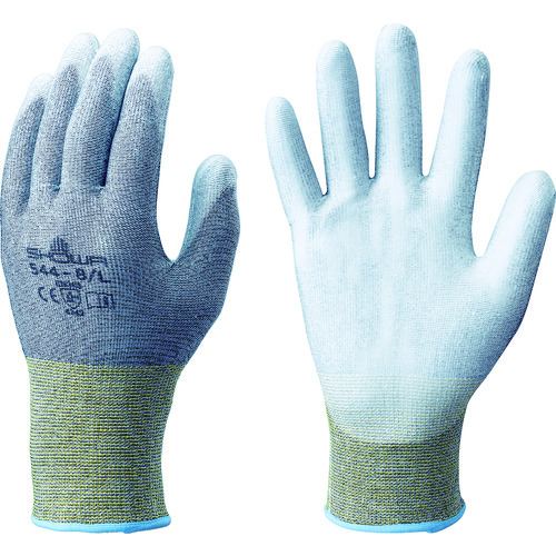 トラスコ中山 ショーワ 耐切創手袋 No544 ケミスターパームFS グレー XSサイズ（ご注文単位1組）【直送品】