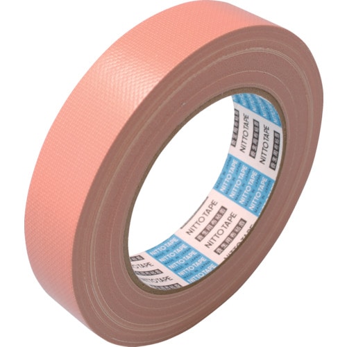 トラスコ中山 日東 養生用布粘着テープ NO.7503 25mm×25m さんご(ご注文単位1巻)【直送品】