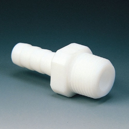 トラスコ中山 フロンケミカル PTFE ハーフオスチューブジョイント竹の子外径12φ×R3/8(ご注文単位1個)【直送品】