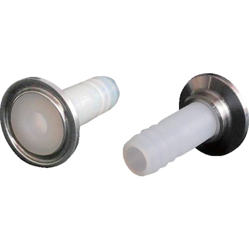 トラスコ中山 フロンケミカル フッ素樹脂(PFA)ヘルール×タケノコジョイント8A(ご注文単位1個)【直送品】