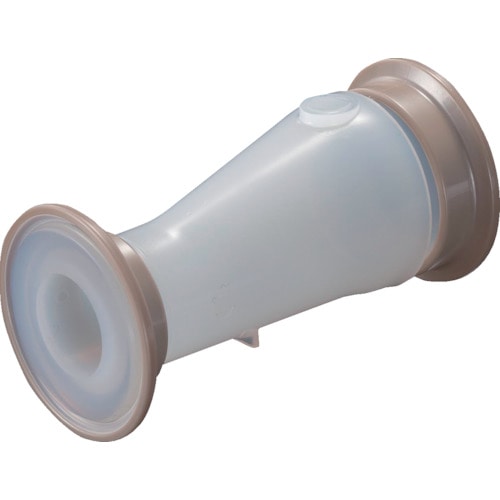 トラスコ中山 フロンケミカル フッ素樹脂(PFA)サニタリー偏心ヘルールレデューサー1S×1.5S(ご注文単位1個)【直送品】