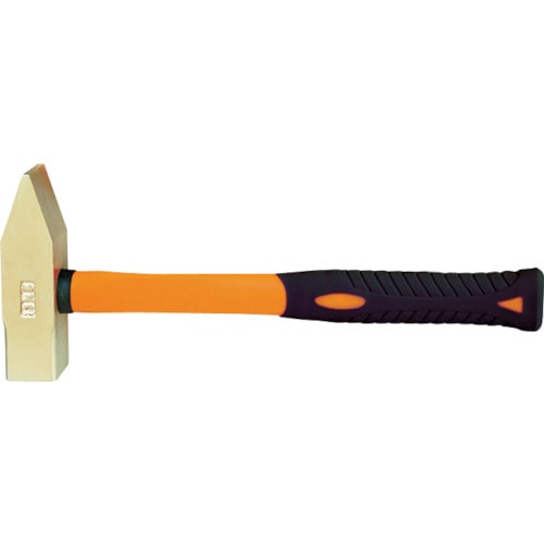 トラスコ中山 バーコ 防爆ハンマー ノンスパーキングマシニスト ファイバーハンドル 頭長160mm 頭径40mm(ご注文単位1本)【直送品】