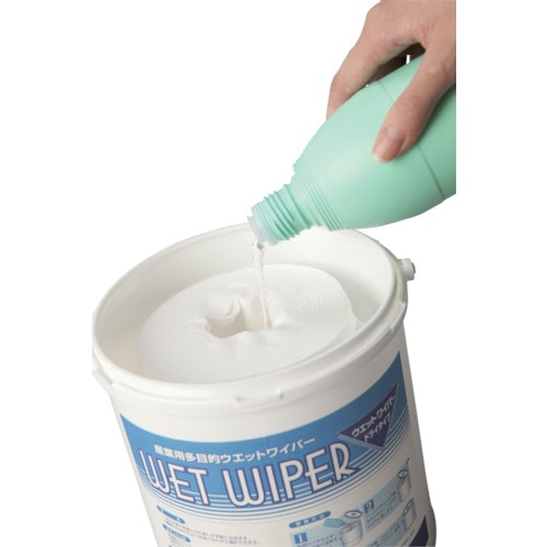 トラスコ中山 橋本 ウエットワイパー 中薄手 レーヨンフラット 150×300mm(12個入)（ご注文単位1箱）【直送品】