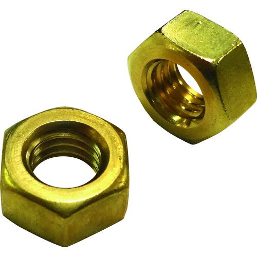トラスコ中山 コノエ 六角ナット 1種 真鍮 M16(ご注文単位1個)【直送品】