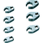 トラスコ中山 ネプロス 9.5sq.クローフットレンチセット[7コ組]（ご注文単位1セット）【直送品】