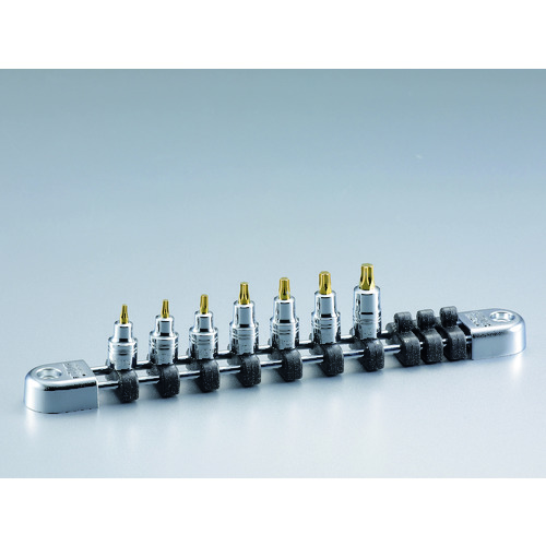 トラスコ中山 ネプロス 6.3スタッビトルクスビットセット(7コ組)(ご注文単位1セット)【直送品】