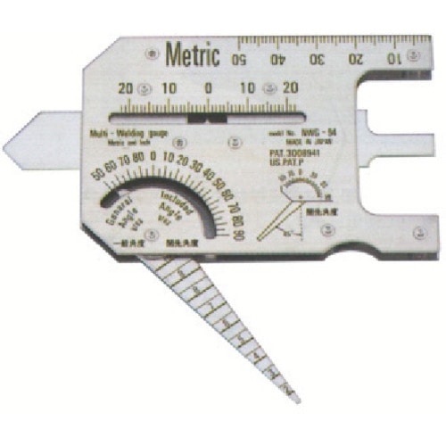 トラスコ中山 フジ 溶接開先ゲージ(ご注文単位1個)【直送品】