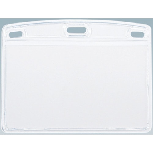 トラスコ中山 OP 名札用ケース ソフトタイプ ヨコ名刺 (10枚入)(ご注文単位1袋)【直送品】