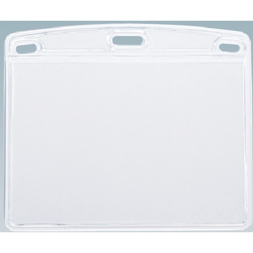 トラスコ中山 OP 名札用ケース ソフトタイプ ヨコ特大 (10枚入)(ご注文単位1袋)【直送品】