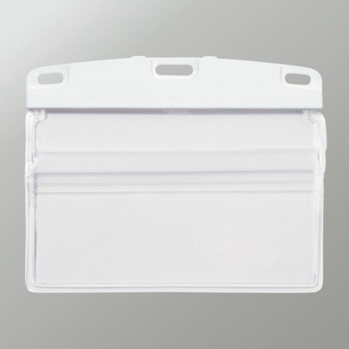 トラスコ中山 OP 名札用ケース ソフトタイプ ヨコ名刺 補強付 (10枚入)(ご注文単位1袋)【直送品】