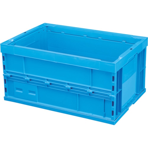 トラスコ中山 積水 折りたたみコンテナ OC-75L 青(ご注文単位1個)【直送品】
