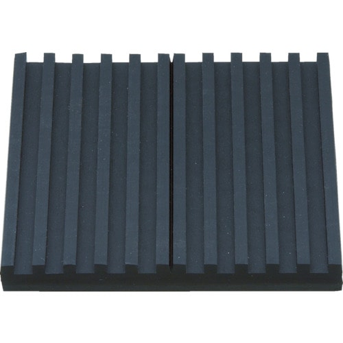 トラスコ中山 TRUSCO 防振パット 耐熱・耐油性 ミニシートタイプ 100×100 厚み10mm 合成ゴム（ご注文単位1枚）【直送品】