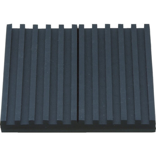 トラスコ中山 TRUSCO 防振パット ミニシートタイプ 200×200 厚み10mm 天然ゴム（ご注文単位1枚）【直送品】