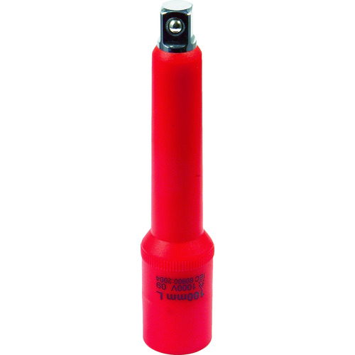 トラスコ中山 Tech-EV 絶縁エクステンションバー 3/8 全長117mm(ご注文単位1個)【直送品】