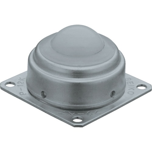 トラスコ中山 FREEBEAR ボールキャスター フリーベア プレス成型品上向き用 メインボール樹脂製 P-12 500-5850(ご注文単位1個)【直送品】