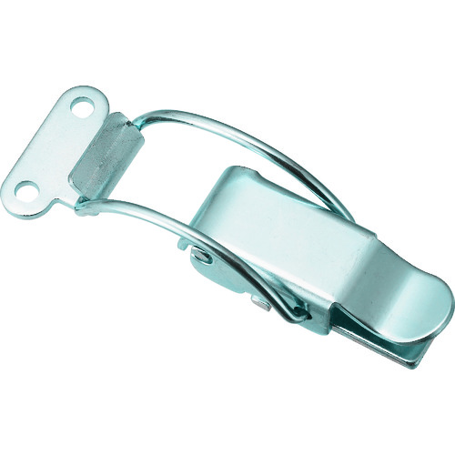 トラスコ中山 TRUSCO パッチン錠 曲線アームタイプ・スチール製 (2個入)(ご注文単位1パック)【直送品】