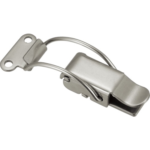 トラスコ中山 TRUSCO パッチン錠 曲線アームタイプ・ステンレス製 (2個入)(ご注文単位1パック)【直送品】