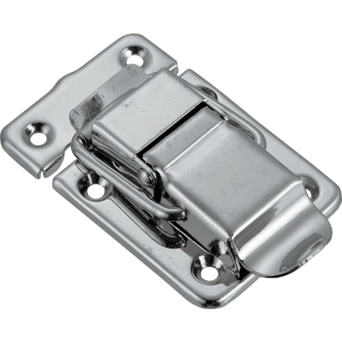 トラスコ中山 TRUSCO パッチン錠 横ズレ防止タイプ・スチール製 (4個入) 232-9239(ご注文単位1パック)【直送品】