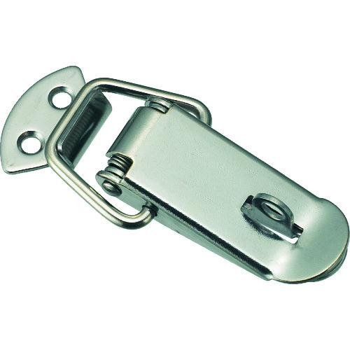 トラスコ中山 TRUSCO パッチン錠 鍵穴付タイプ・ステンレス製 (4個入) 232-8666(ご注文単位1パック)【直送品】