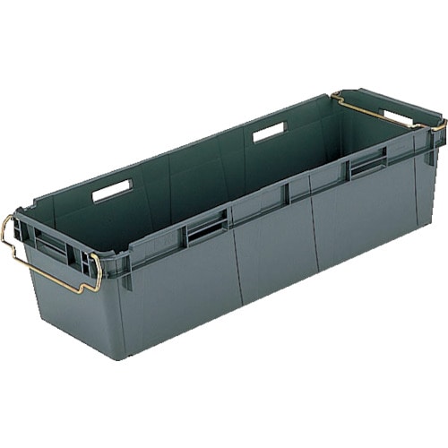 トラスコ中山 リス パーツボックス HB型コンテナ 442396 P-260 容量88L グレー（ご注文単位1個）【直送品】