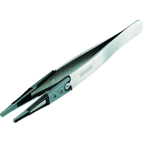 トラスコ中山 HOZAN ESDソフトチップピンセット 175-7042(ご注文単位1個)【直送品】