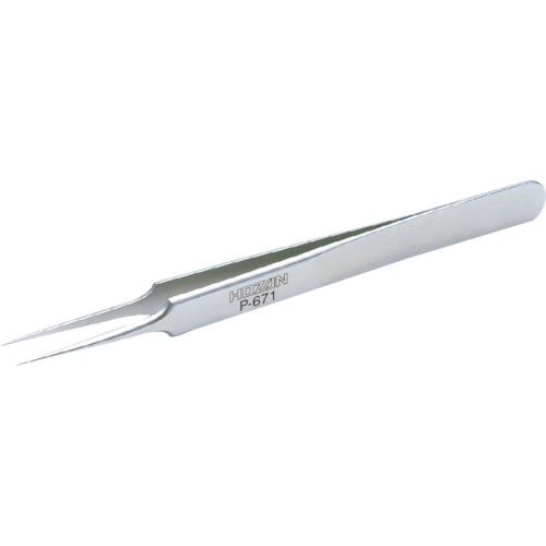 トラスコ中山 HOZAN ピンセット 全長110mm(ご注文単位1本)【直送品】