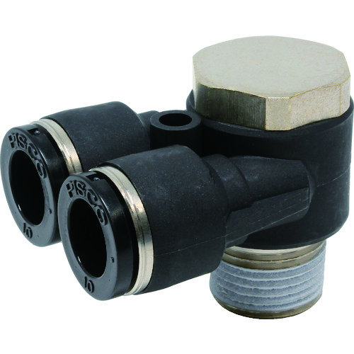 トラスコ中山 ピスコ チューブフィッティング ブランチエイ 442-6819(ご注文単位1個)【直送品】