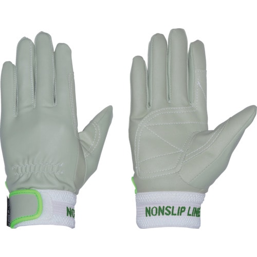 トラスコ中山 ペンギンエース 合皮手袋 ノンスリップレインジャー アテツキ ホワイト LL(ご注文単位1組)【直送品】