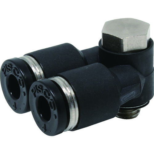 トラスコ中山 ピスコ チューブフィッティング ブランチエイ 809-5156(ご注文単位1個)【直送品】