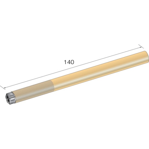 トラスコ中山 ミニモ スティック砥石ハンドホルダーセット 3×6mm用(ご注文単位1本)【直送品】