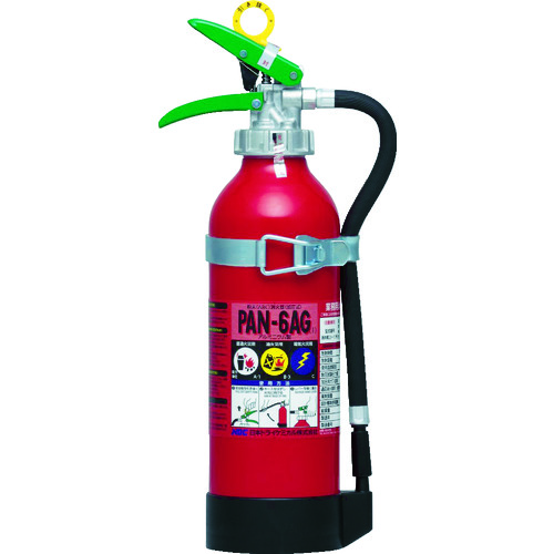 トラスコ中山 ドライケミカル 自動車用消火器6型 PAN-6AG([[R1]])（ご注文単位1本）【直送品】